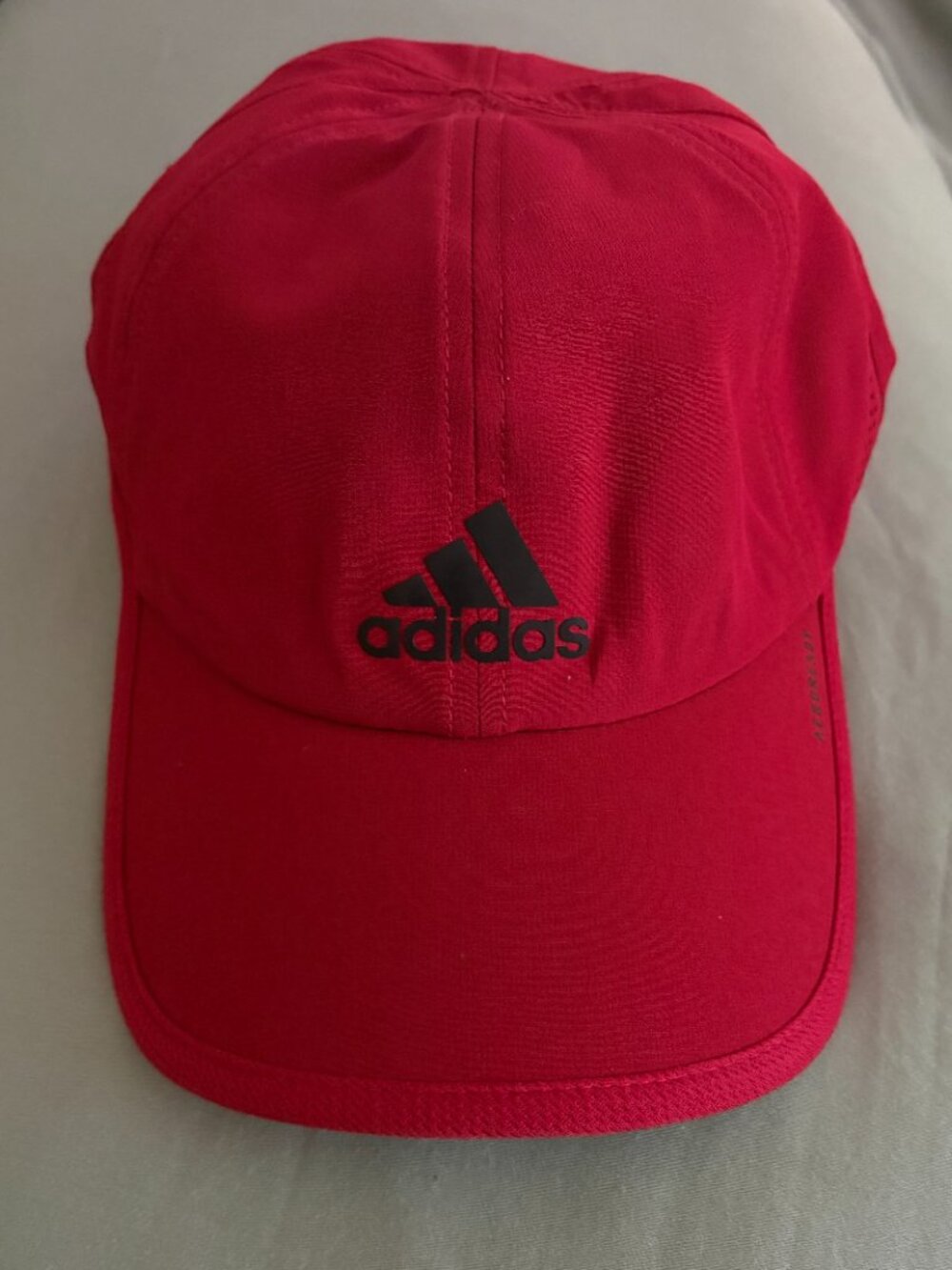 adidas AEROREADY Performance Running Hat - Red & Black Sport Cap